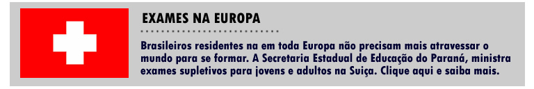 Exames Supletivos na Sui&ccedil;a